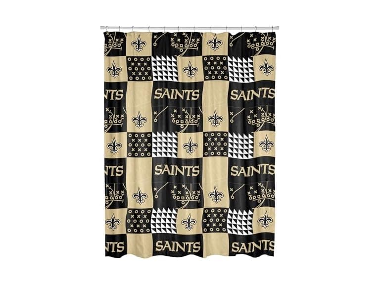 Northwest NFL Colorblock Shower Curtain, Ariz - Image 1