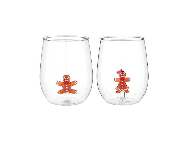 Slant Party Supplies Stemless Wine Glass - Image 1