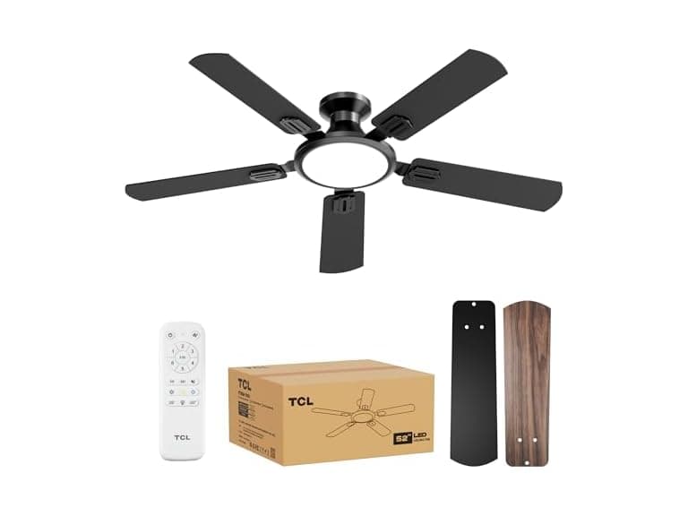 TCL 52 Low Profile Ceiling Fan w/ Light - Image 1
