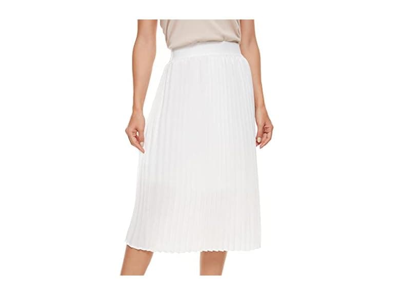 Teerfu Women (6-8) Pleated Midi Skirt - Image 1