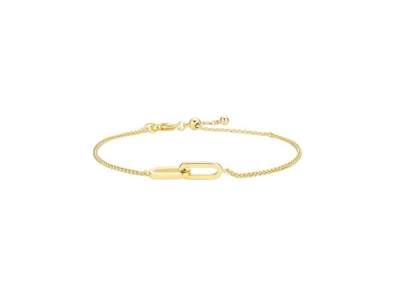 Amazon Essentials Interlocking Oval Bracelet - Image 1