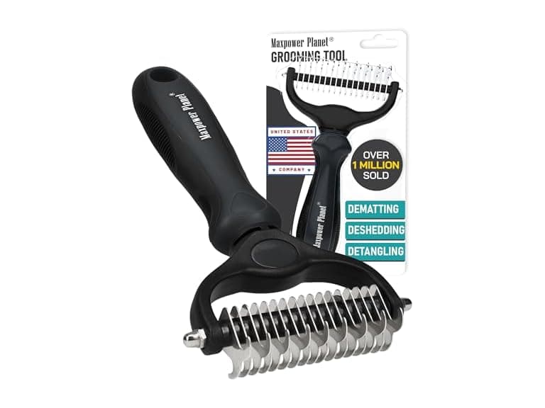 Double Sided Pet Grooming Brush 2-Pack - Image 1