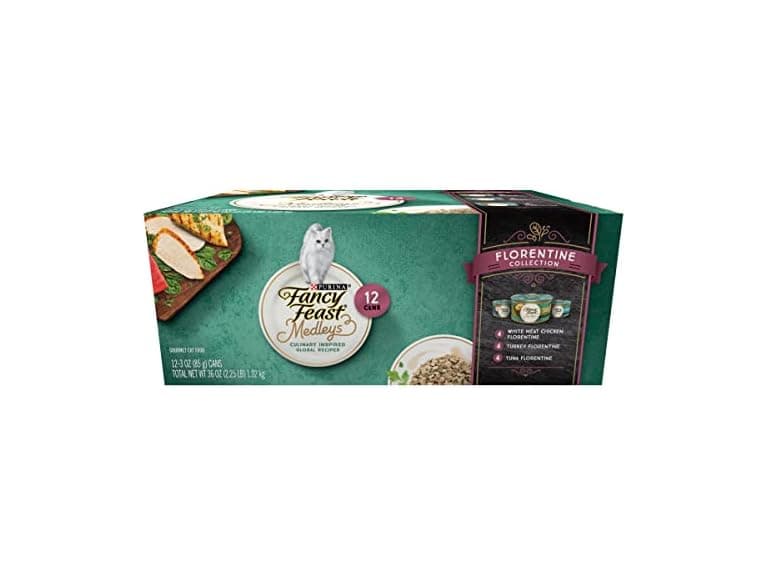 12Pk Purina Fancy Feast Wet Cat Food Medleys - Image 1