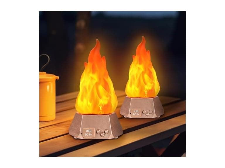 Toodour B0FBVHN4ZZ Flame Lights with Bluetooth Speaker - Image 1