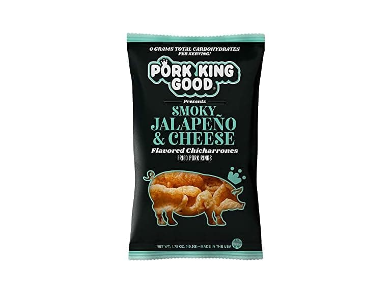 (10 Pack) Smoky Jalapeño & Cheese Pork Rinds 1.7oz Bags - Image 1