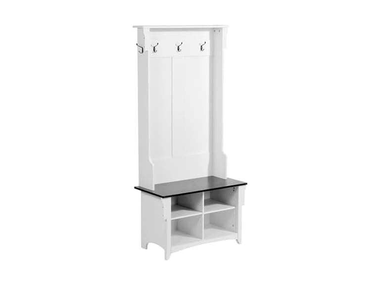 Hall Tree Entryway Bench - Image 1