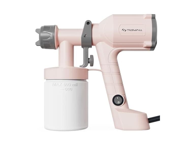 TILSWALL Dreamer400AC HVLP Paint Sprayer Pink - Image 1