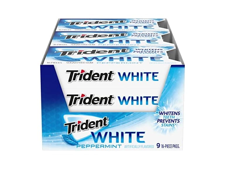 Trident White Peppermint Sugar-Free - Image 1