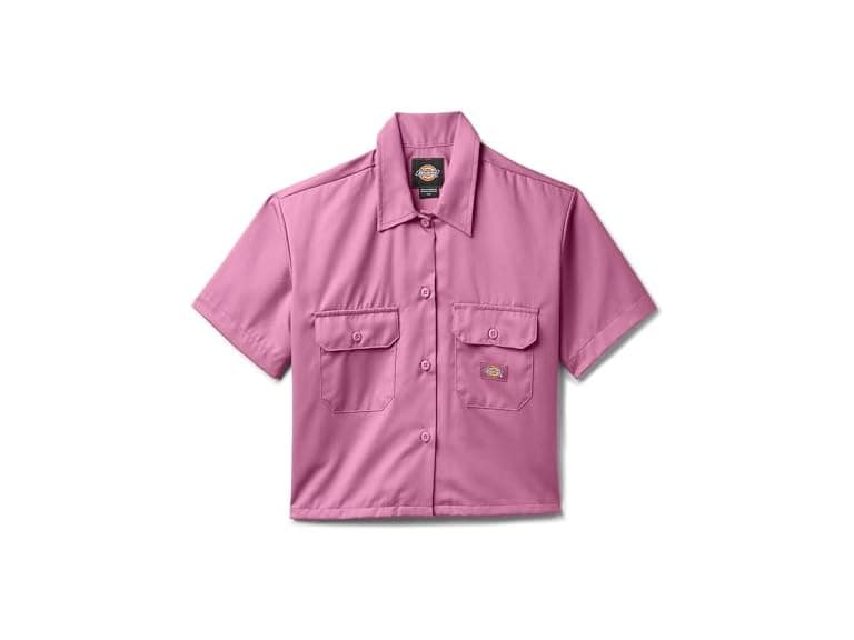 Dickies Women (XS) Ss Cropped Work Shirt - Image 1