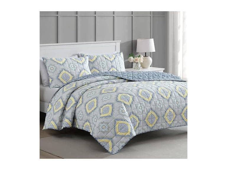 MARTHA STEWART Quilt Set Jamie Medallion - Image 1