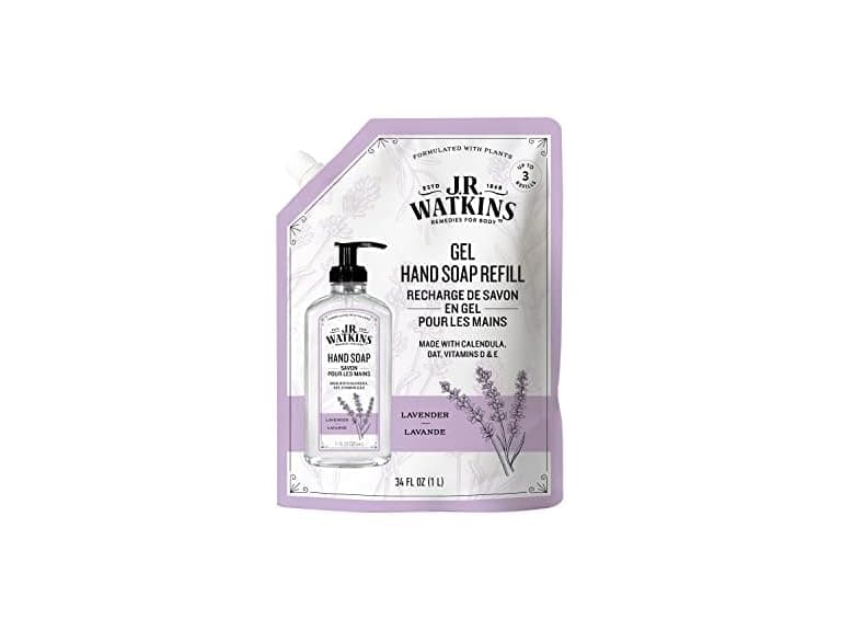 JR Watkins Gel Hand Soap Refill Lavender 34oz - Image 1