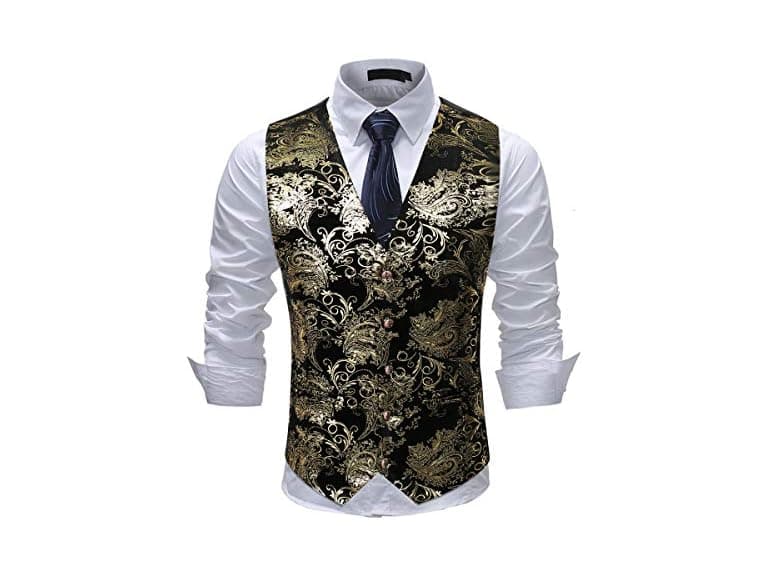 Cloudstyle Men (XS) Single Breasted Vest Vest Vest - Image 1