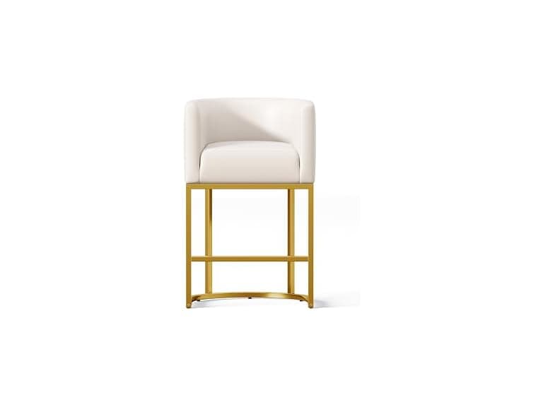 LVHOMLAX B0DKC14K5B Set 1Barstool, Off White Linen (Open Box) - Image 1