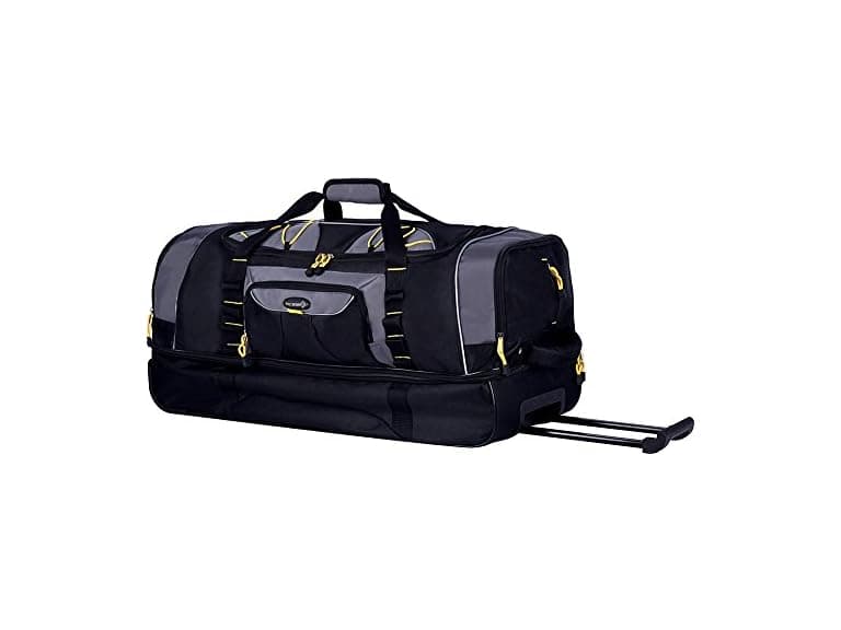 TPRC Sierra Madre Duffel Bag, Black, 30" Rolling - Image 1