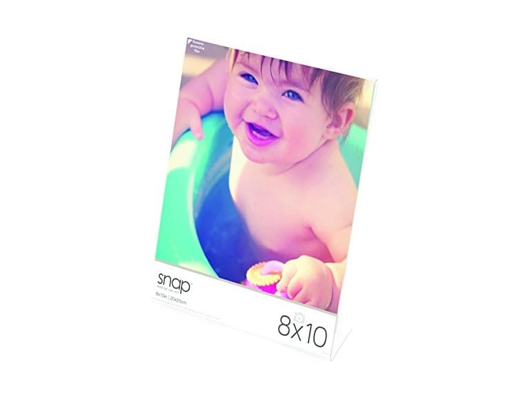 SNAP 8x10 Clear Acrylic Self Standing - Image 1