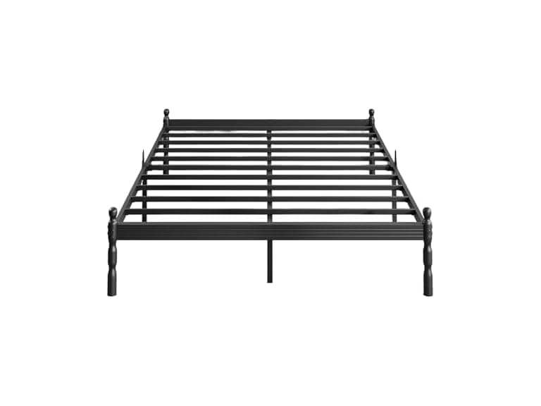 ZIYOO 14 inch Metal Queen Bed Frame with Vintage Style - Image 1