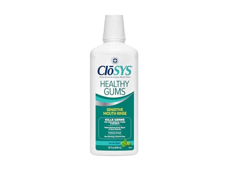 CloSYS Healthy Gums Antiplaque Mouthwash 32oz - Image 1