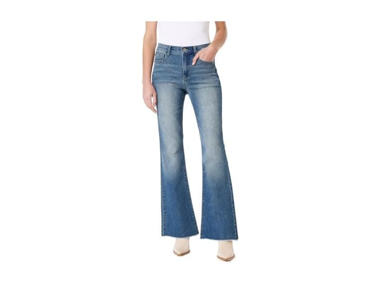 WallFlower Women Fearless Super Flare High Jeans - Image 1