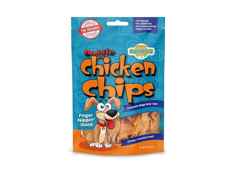 Chip's Naturals Doggie Chicken Chips Large 15 oz - Image 1