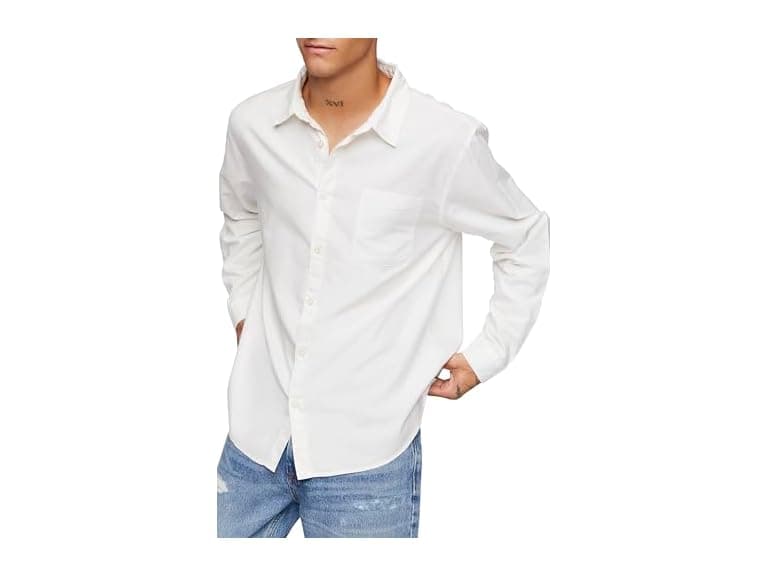 Forever 21 (L) Cotton Button-Up Shirt - Image 1