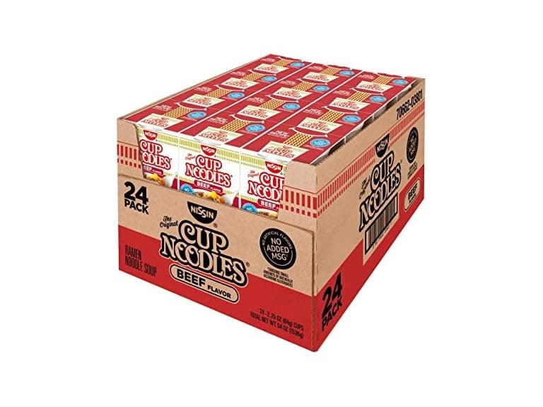 24Pk Nissin Cup Noodles (Beef Flavor) - Image 1
