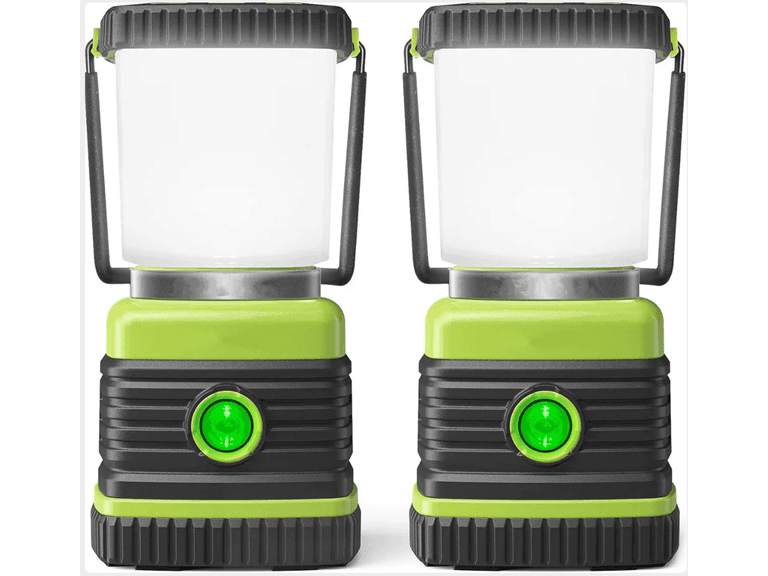 Hakol BH-1041 2-Pack LED Battery Powered Camping Lanter - Image 1