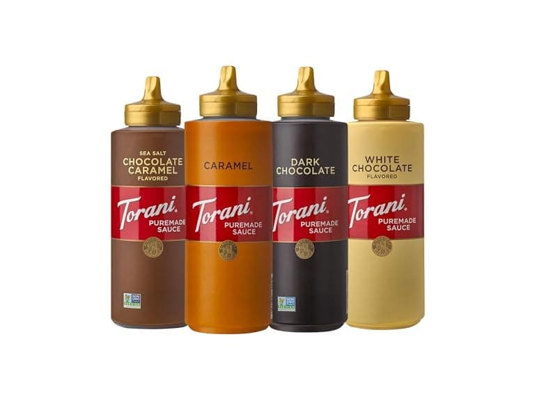 4PK Torani Puremade Dessert & Drink Sauce Variety Pack - Image 1