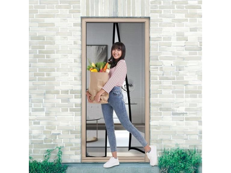 Seamless Outdoors Magnetic Mesh Screen Door 39x79" - Image 1
