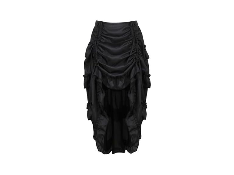Zhitunemi Women (3XL) Steampunk Ruffle Low Skirt - Image 1