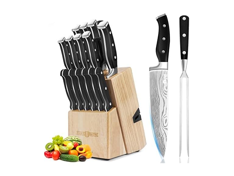 Knife Set, Paris Rhone 18 Pieces - Image 1