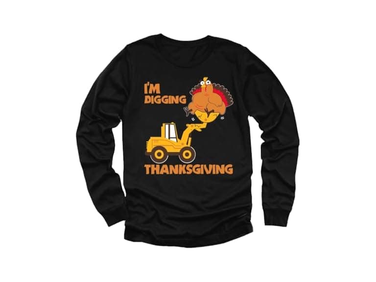 Tstars (5T) Turkey Tractor Thanksgiving Boy Shirt - Image 1