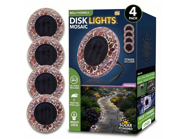 4Pack Mosaic Disk Light - Image 1