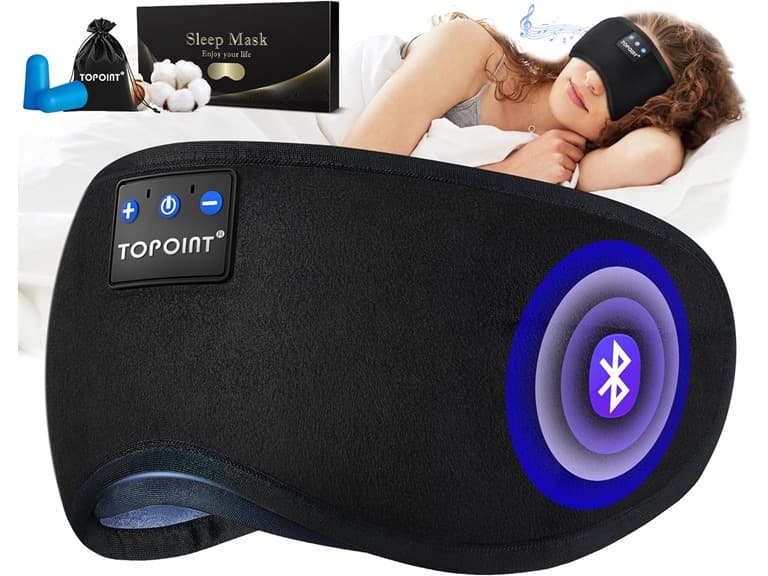 Sleep Mask Headphones Bluetooth - Image 1