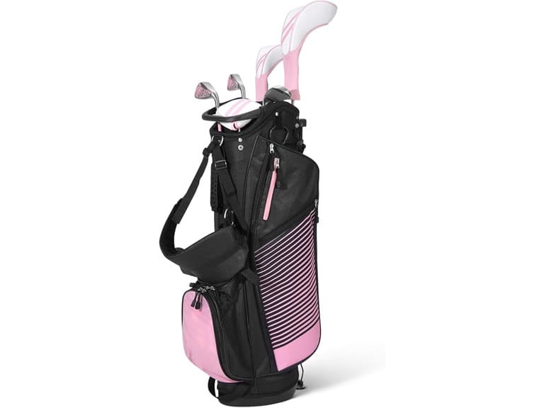 Amazon Basics Golf Club Set, 6- Piece with Stand Bag (Right Handed) - Image 1