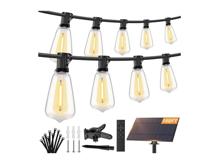 Brightever 150FT Solar String Lights - Image 1