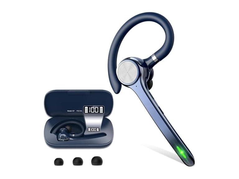 HEIBAS Bluetooth Headset (Blue) - Image 1