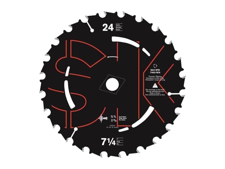Skilsaw 7-1/4 In. X 24-Tooth Carbide Tip Saw Blade - Image 1