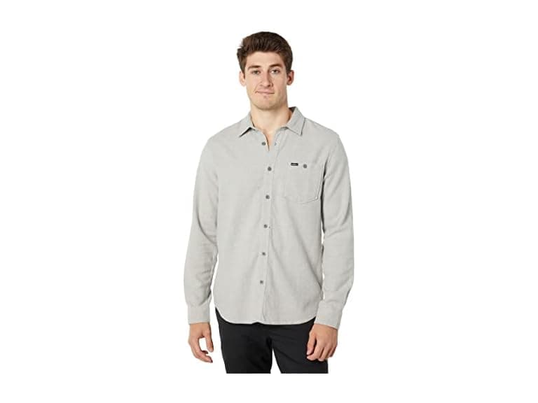 O'neill Men (L) Redmond Solid Stretch Long Shirt - Image 1