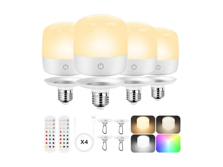 YoChoice T103 Rechargeable Light Bulb 4Pack - Image 1