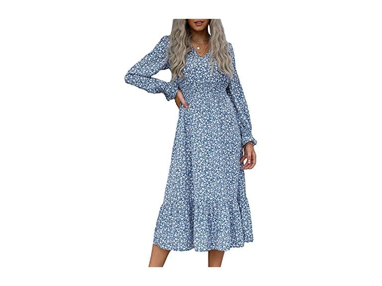 Prettygarden Women (L) Long Sleeve Dress - Image 1