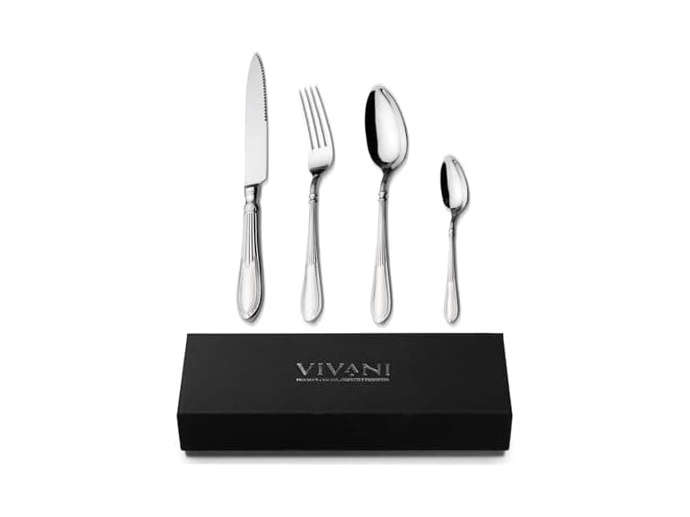 VIVANI Luxury Silverware Flatware Set - Image 1