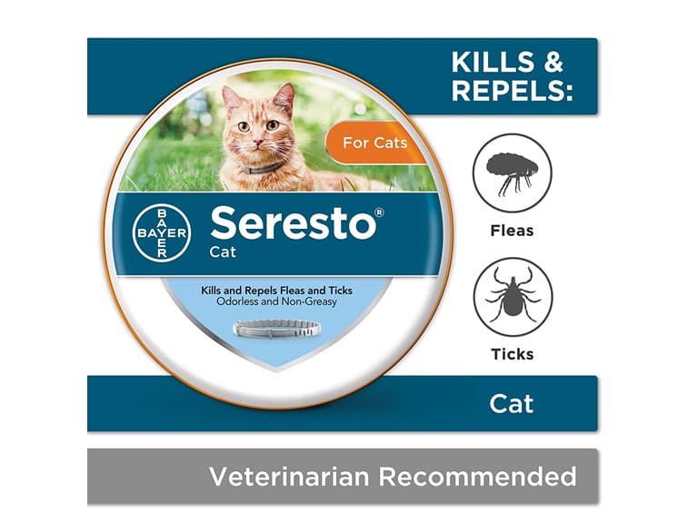 Seresto Cat Flea Tick Collar 8mo - Image 1