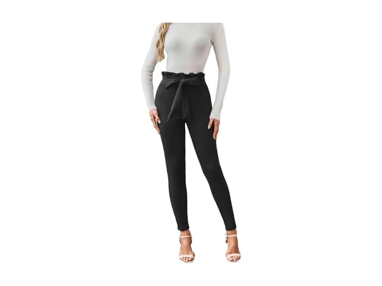 Wdirara Women (XL) Stretchy Pants Soft Leggings - Image 1