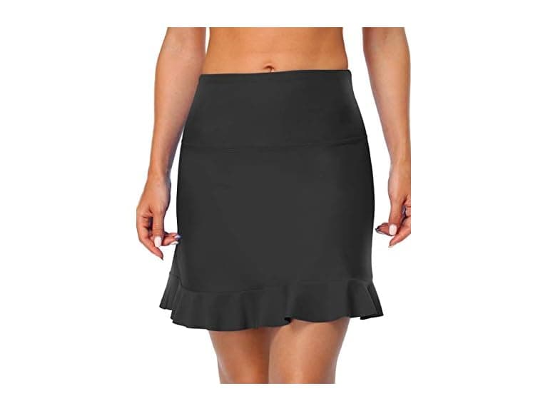 Hilor Women (8) High Waisted Swim Bottom Skirts - Image 1