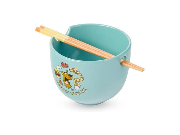 Scooby-Doo Scooby Snacks Ceramic Ramen Noodle Rice Bowl 20 ounces - Image 1