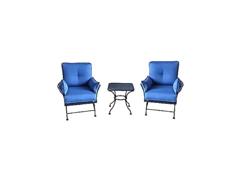 Four Seasons Courtyard Uptown 3 Piece Bistro Patio Furniture Set - Image 1