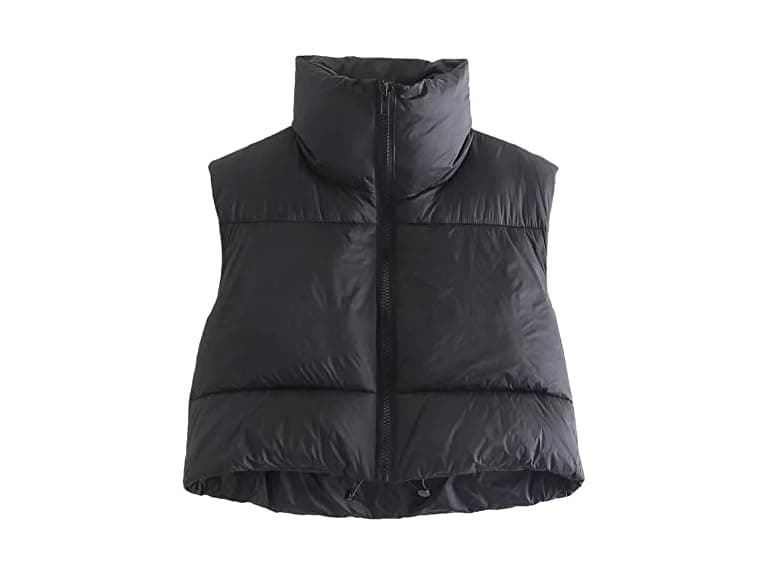 Keomud Women (XXL) Crop Puffer Vest - Image 1