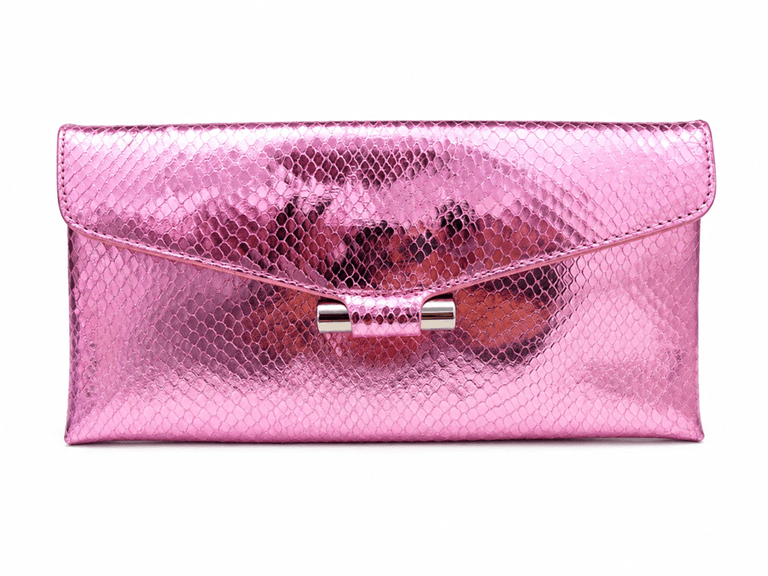Stuart Weitzman Danika Metallic Clutch - Image 1
