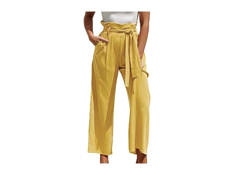 Ecowish Women (L) Palazzo Polka Dot Wide Leg Pants - Image 1