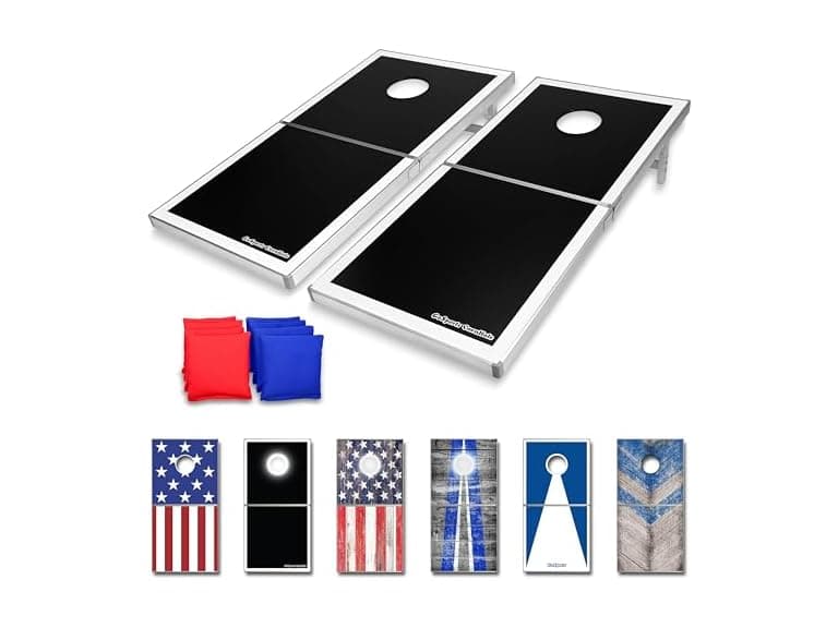 GoSports Cornhole PRO Regulation Size Bean Bag Toss Game Set - Image 1